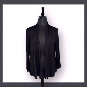 Nic+Zoe Black Open Front Cardigan Women’s XL